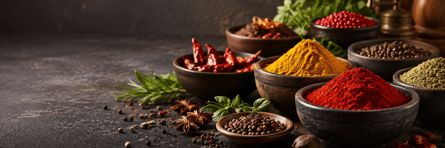 Specialty spices for cooking